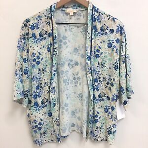 Walking On Sunshine Stitch Fix Size XL Kids Girls Floral Open Front Kimono Top