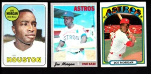 1969-1970-1972 Topps Joe Morgan Salón de la fama - Imagen 1 de 2