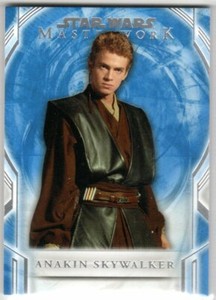 STAR WARS 2018 TOPPS MASTERWORK BLUE PARALLEL BASE 1 ANAKIN SKYWALKER