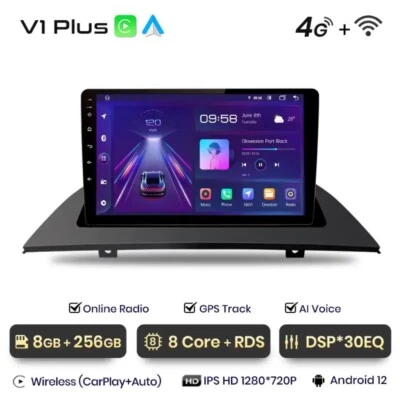 Autoradio Para BMW X3 E83 2003-2011 8G+ 256GB 8Core 4G+ Wifi BT Carplay Wireless - Imagen 1 de 4