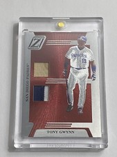 2005 Donruss Zenith: Tony Gwynn #13/25 Z-Combos Prime Dual Game Used Bat Jersey