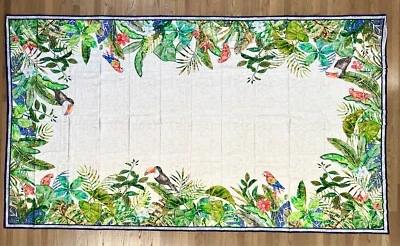 Maison d' Hermine Tablecloth 70x120 Multicolor Mosaic Pattern Cotton NEW w/ Tags - Image 1 of 4