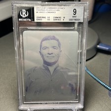 2012 Leaf Lombardi Legacy Printing Plate Cyan #6 Vince Lombardi 2/2
