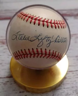 STEVE LEFTY' CARLTON SIGNED AUTOGRAPHED RAWLINGS BASEBALL!   HOF! - Image 1 of 3