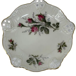 Vintage Rosenthal Group Germany Classic Rose Gilt Pierced Dish Plate 2966 - Picture 1 of 5