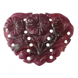 45.55 carats Natural Ruby Vintage Carving in Excellent Shape - Picture 1 of 2
