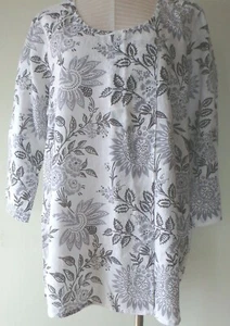 FLAX  Designs  LINEN  Tucked Tunic   1G  & 2G     NWT  Tunic Pewter - Picture 1 of 10