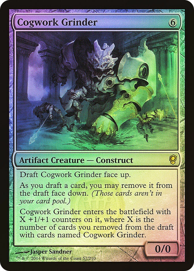 MTG FOIL Cogwork Grinder  - Conspiracy #57 - Image 1 of 1