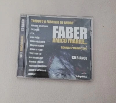 CD TRIBUTO A FABRIZIO DE ANDRÉ-FABER AMICO FRAGILE... LA REPUBBLICA-82876561802 - Immagine 1 di 3