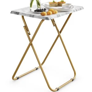 Klappbarer TV Tablett Tisch stabil Tablett Tisch ohne Montage nötig TV Dinner - Bild 1 von 8