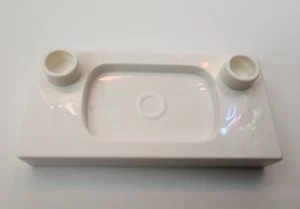 LEGO White Duplo Furniture Shallow Sink 65112 - Imagen 1 de 2
