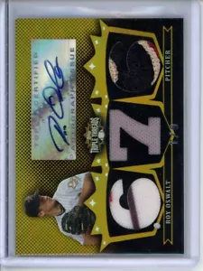 2007 Topps Roy Oswalt /9 Topps Triple Threads Auto Relic 676 - Picture 1 of 2