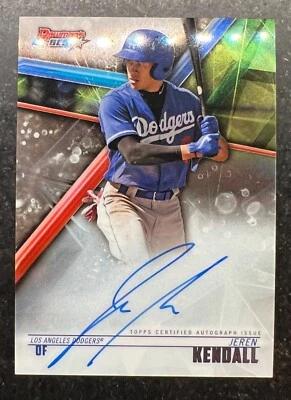 2018 Bowman's Best Best of '18 Autograph Jeren Kendall - Image 1 of 2