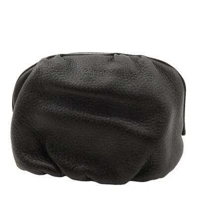 GUCCI бамбука мешок косметический мешок коричневый кожаный 246175 подлинный б/у - Изображение 1 из 4