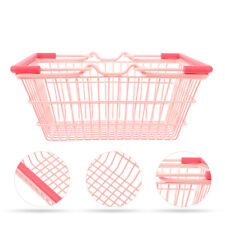 Shopping Basket Makeup Gift Metal Baskets Wire Mesh Bin Girls
