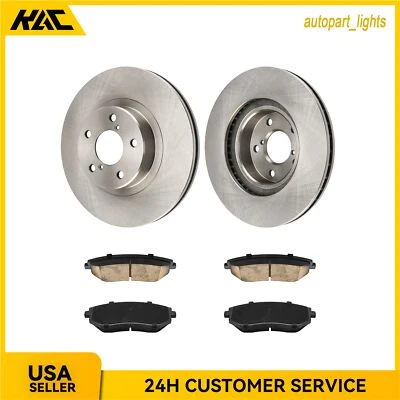 6Pcs Front Disc Brake Rotors & Ceramic Pads New For Saab 9-2X 2005-2006 - Изображение 1 из 4