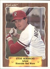 1990 Riverside Red Wave ProCards #2615 Steve Hendricks