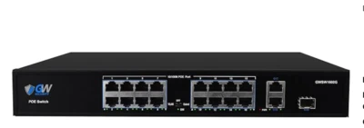 GW Security 16 x 100Mbps PoE Ports with 2 x 100Mbps Uplink - Image 1 of 4