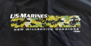 Camiseta Para Hombres XL US Marines Nuevo Guerrero del Milenio Ropa Militar Distintiva - Imagen 1 de 3