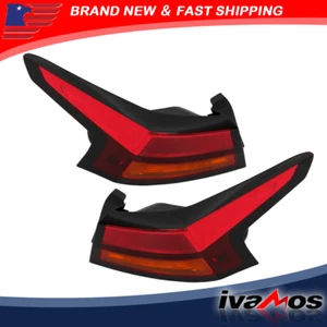 Red Driver&Passenger Rear Brake Tail Lights For 2019-2020 Nissan Altima Series - Picture 1 of 11