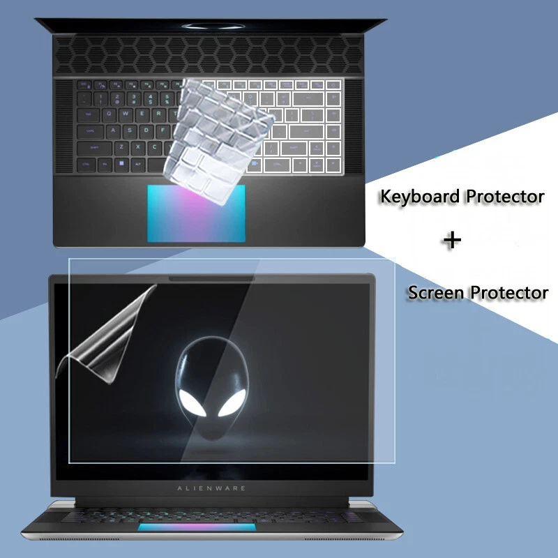 2X Anti-Glare Screen Guard + 1X Keyboard Protector for Alienware X16 16" 2023 - Image 1 of 4