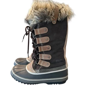 Botas de nieve de invierno impermeables SOREL Joan Of Arctic marrón 1540-248 para mujer talla 9 - Imagen 1 de 10