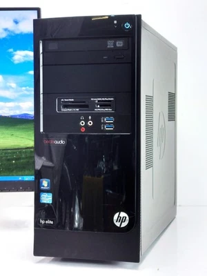 HP Elite Gaming PC Windows XP i7 3770 4x3.90 GHz HD 500GB 4GB DVD Spiel Computer - Bild 1 von 4