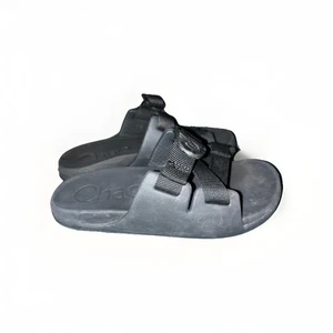 Chaco Chillos Active Slide Sandals Unisex Youth Kids Size 2 Black - Picture 1 of 6