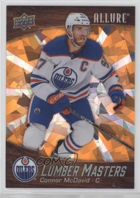 2023-24 Upper Deck Allure Lumber Masters Orange /399 Connor McDavid #LM-15 - Image 1 of 2