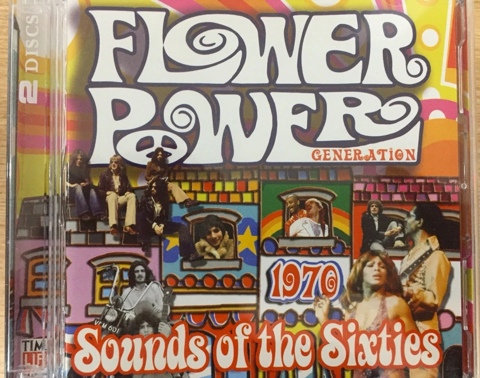 TIME LIFE - Sounds Of The Sixties Flower Power 1970 2 x CD 2005 AS NEW! 2CD - Image 1 of 2