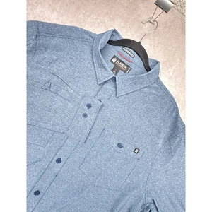 Duluth Alaskan Hardgear Shirt Men's XL Blue Long Sleeve Button Up Standard Fit - Picture 1 of 11