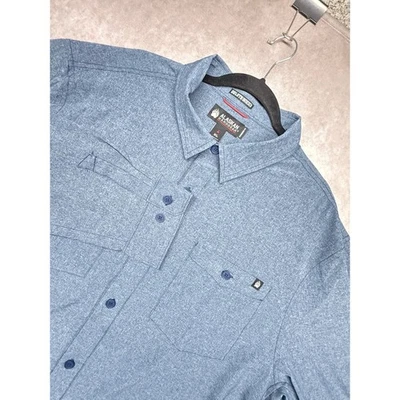 Duluth Alaskan Hardgear Shirt Men's XL Blue Long Sleeve Button Up Standard Fit - Image 1 of 4