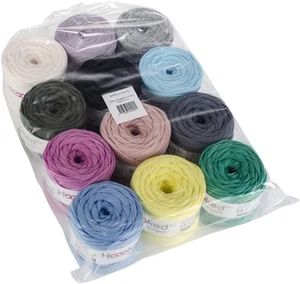 Hoooked Baby Zpagetti Yarn Set 12/Skeins, Printmix - Picture 1 of 2