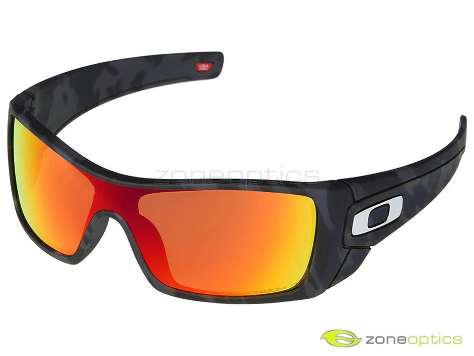 Oakley Batwolf Polarized Sunglasses OO9101-6227 Matte Black Camo/Prizm Ruby - Image 1 of 1