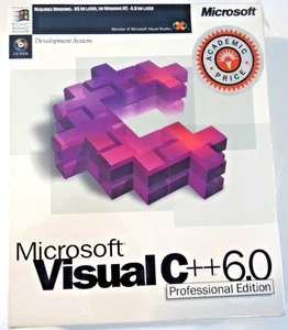 Microsoft Visual C++ 6.0 Professional Edition Win 95, Win NT 4.0 NOS NEW -Sealed - Photo 1/16