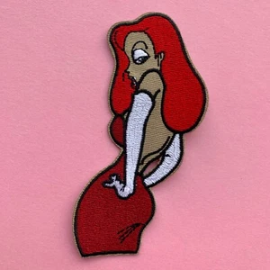 JESSICA RABBIT RETRO ROGER PIN UP EMBROIDERED APPLIQUÉ PATCH SEW OR IRON ON - Picture 1 of 1