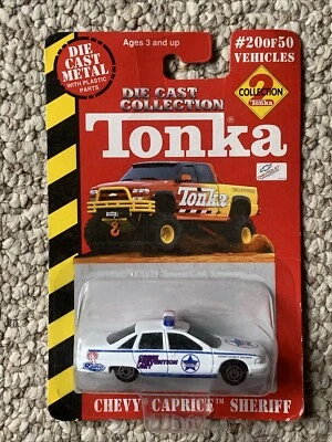 2000 TONKA Chevy Caprice Sheriff Car Police Crime Prevention Unit 1:64 - Image 1 of 4