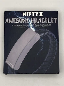New NIFTYX Awesome Bracelet (A Wearable Charging Cable Bracelet) Chestnut Brown - Picture 1 of 7