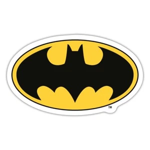 DC Comics Batman Logo Schwarze Fledermaus Klassisch Aufkleber Sticker - Bild 1 von 7
