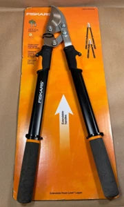 Fiskars 9468 Bypass Lopper Telescoping Power-Lever Branch Cutter - Picture 1 of 10