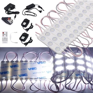 IP65 Waterproof 2835 SMD 3 LED Module Light Front Window Sign Lamp DC 12V White - Picture 1 of 19