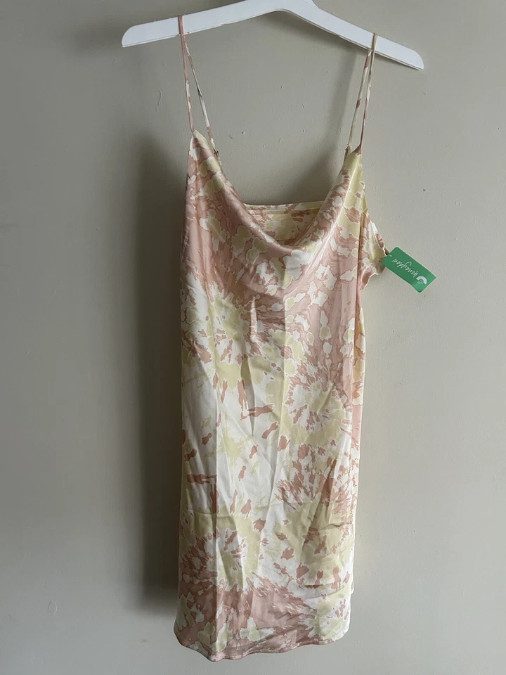 Honeydew Intimates Chemise Feminino Keep It Cool Slip Tamanho G Marfim Tie-Die Novo com etiquetas - Imagem 1 de 4