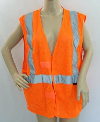 Chaleco Wolverine Naranja Reflectante Alta Visibilidad, ADULTO M/L - Defecto: Corte Foto 1 de 3