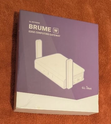 GL.iNet GL-MV1000W Brume-W VPN Router OpenWrt WireGuard Glinet + WiFi RTL8812AU - Bild 1 von 4