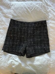 Aqua- Black Suit Shorts With Lining Size Xs