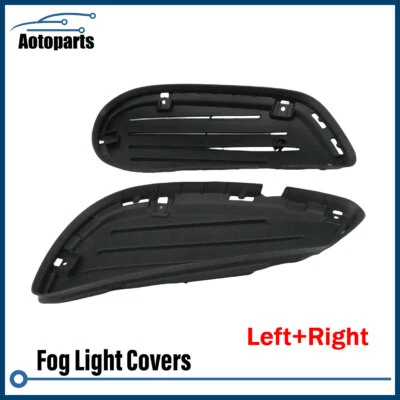 Par de cubiertas antiniebla delanteras izquierda+derecha para Mercedes-Benz E250 E350 E400 E550 E63 AMG Foto 1 de 4