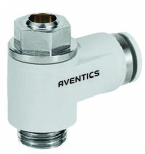 AVENTICS R412010572 VÁLVULA de codo tubo de 8 mm 0,5-10 barras, G 1/4-3 macho roscado - Imagen 1 de 6