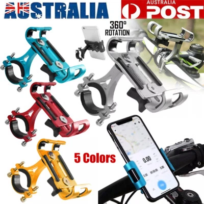 Mobile Phone Holder Handlebar Mount 360° Rotation for Motorcycle Bicycle Bike AU - image 1 of 4