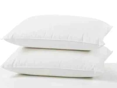 XANIA Luxury Twin Pack of 2 Pillows Soft Anti Allergenic Hollowfibre Hotel Quality