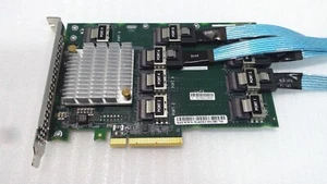 HP 761879-001 AEC-83605 12GB SAS EXPANDER CARD 727253-001 727252-001 w/ Cables - Afbeelding 1 van 3